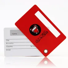 Изготовленные на заказ с принтом самолет дорожная сумка чемодан Жесткий пластик сумка для БАГАЖА pvc именной ярлык на борт ПВХ карты для сумки