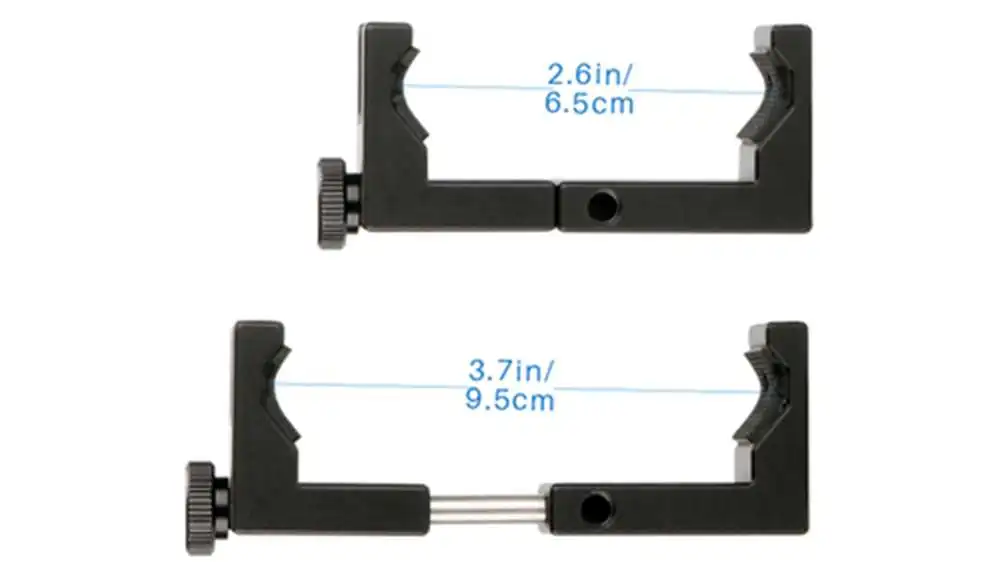 Универсальный алюминиевый зажим для мобильного телефона, ручной держатель 1/4 винта, держатель для холодного башмака для видеосъемки, Крепление для штатива