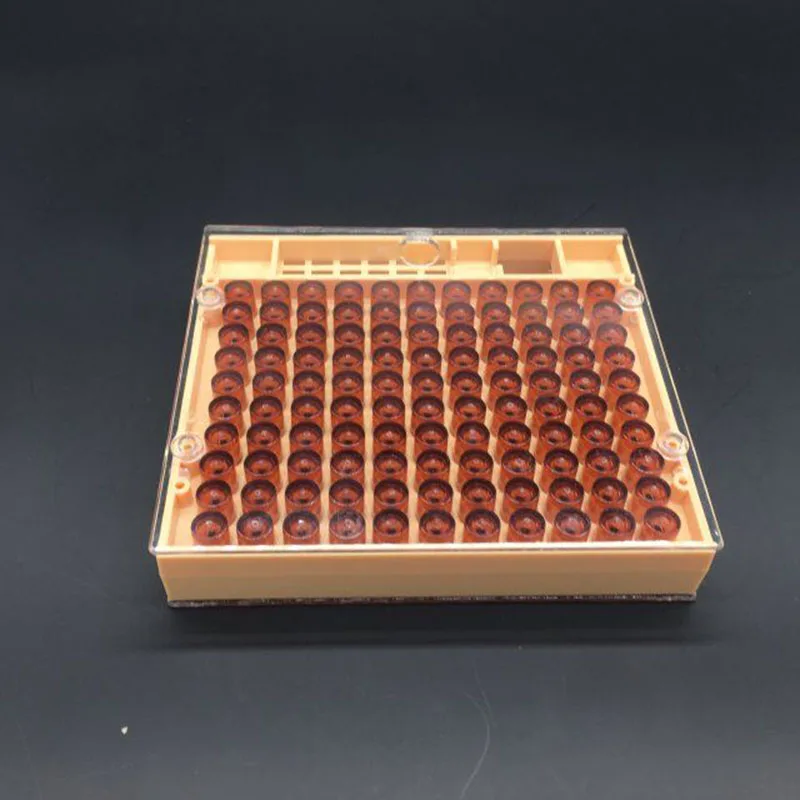 Пчеловодная королева Rearing Cupkit Box 110x коричневая клетка чашки системы Cupularve инструменты пчелиный Хранитель инструменты apculture поставщик