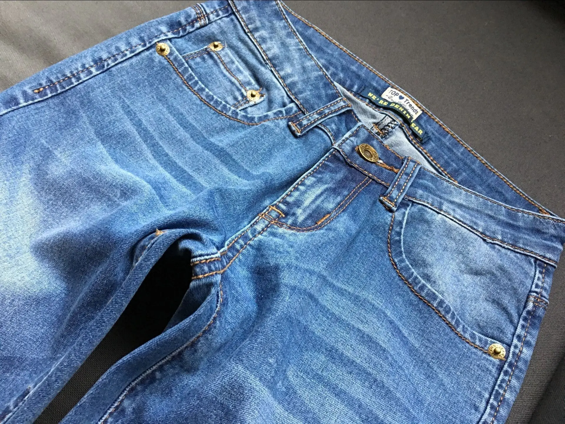 Low Waist Bleached Elasticity Skinny Jeans Fashion Push Up Vintage Pencil Pants Denim Pants Blue Classic Casual Trousers Women madewell jeans