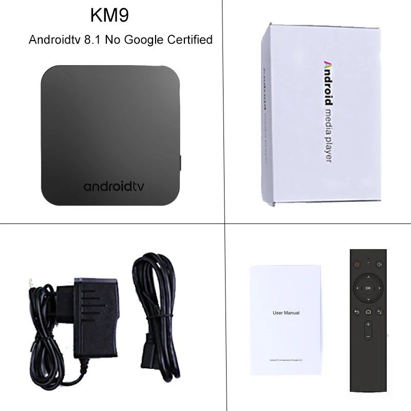 MECOOL KM9 PRO A tv Android tv Google Сертифицированный Android 9,0 tv Box 4 ГБ 32 ГБ Amlogic S905X2 4K 5G Dual Wifi BT4.0 PK KM3 - Цвет: km9-atv