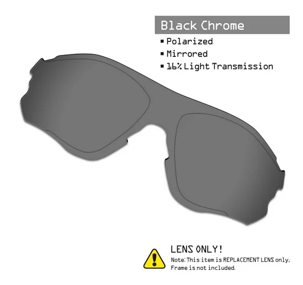 SmartVLT поляризованные Сменные линзы для солнцезащитных очков в стиле Оукли EVZero Path-несколько вариантов - Цвет линз: Black Chrome