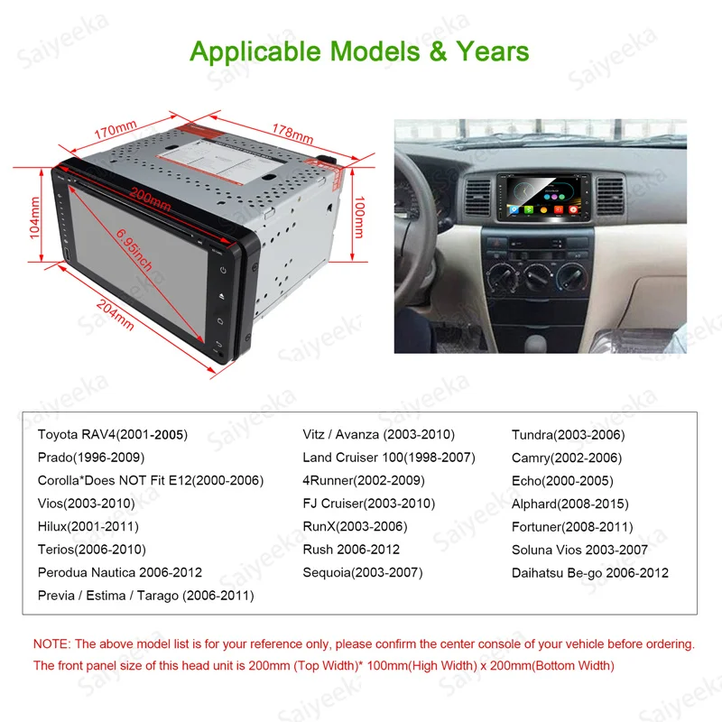 2 Din Универсальный Автомобильный gps DVD плеер для Toyota Camry Corolla RAV4 4runner Hilux Прадо тундре