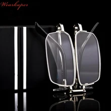 WEARKAPER Покрытие Анти-усталость складные очки для чтения для мужчин и женщин складные очки металлические очки с оригинальной коробкой