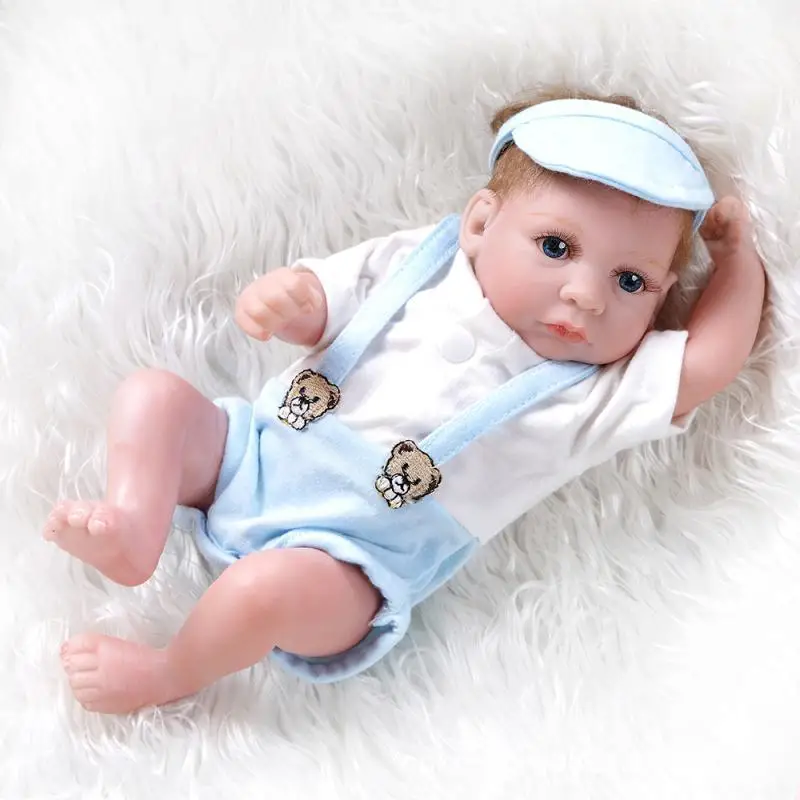 Глаза открытый reborn baby dolls мальчик Реалистичная кукла-Новорожденный куклы Возрожденный полный тела силиконовые младенцы ручной работы куклы для малышей