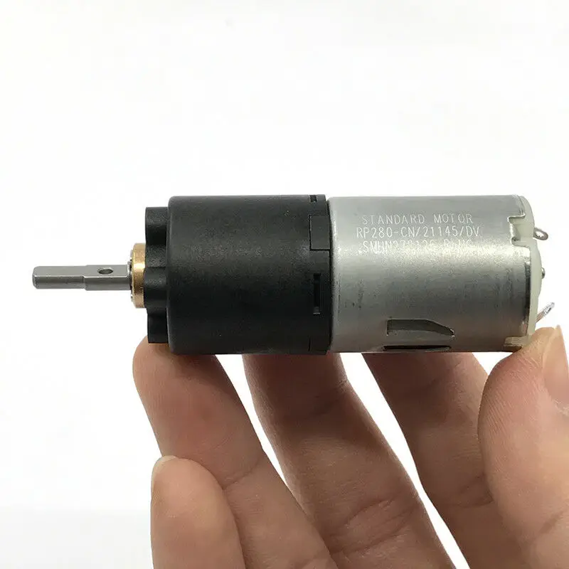 DC 3 V 6 5V 23RPM медленная скорость 24mm мини 280 Планетарная шестерня редуктора Мотор 216: 1