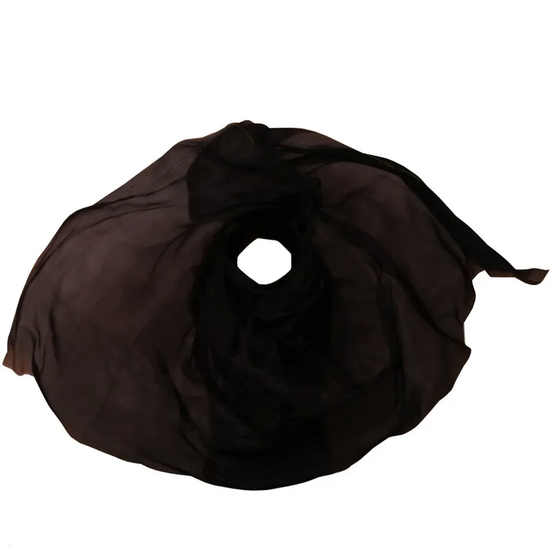 Высококачественные дешевые танцевальные вуали женские сексуальные Шелковые Вуали для танца живота оптом черные - Цвет: black