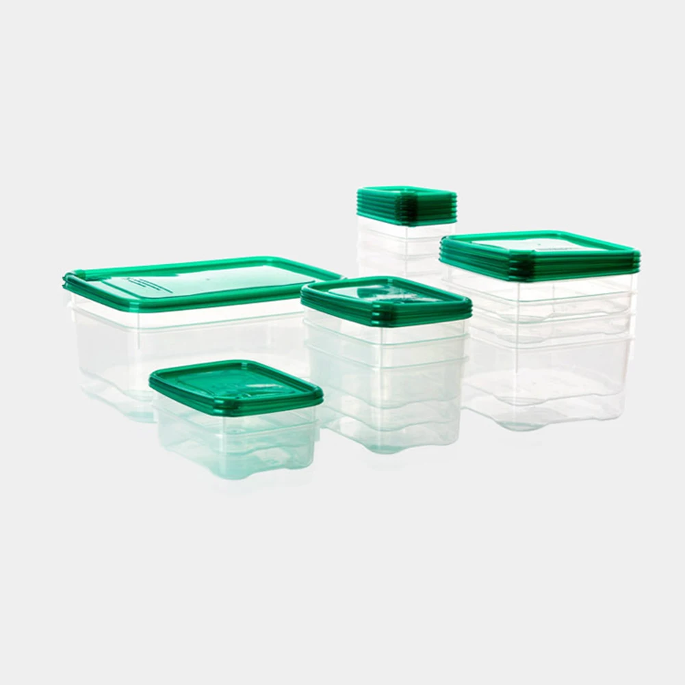 

17 Pcs Multi Purpose PP Microwave Boxes Sealed Crisper Refrigerator Storage Organizer Lunch Box FPing