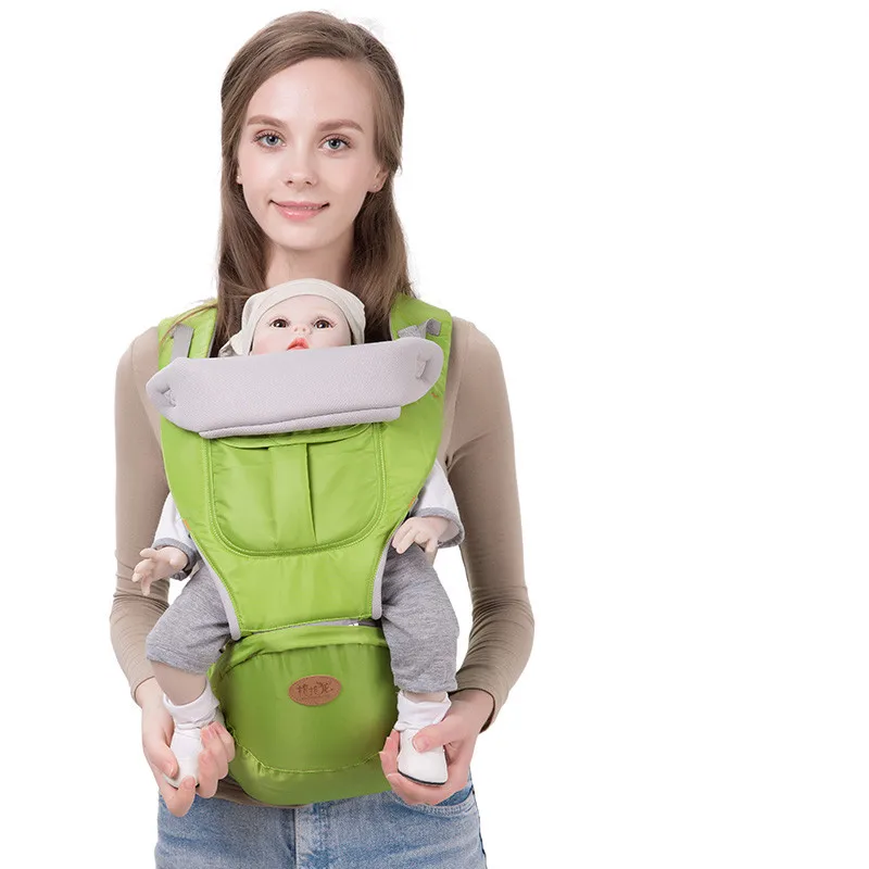 Baobaolong 0 48 Months Baby Carrier Hip Seat 2 in 1 Cartoon Cotton