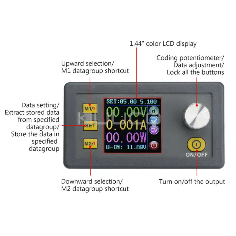Блок питания с ЧПУ 250 Вт от 6 до 55 в 0 50 В 5 А|dc regulator 5a|digital voltage regulatoradjustable adapter |