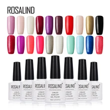 ROSALIND 10 мл УФ-гель Vernis Полупостоянный 32 Цвета Гель-лак замачиваемый длительный УФ-светодиодный лак для ногтей гель-лаки