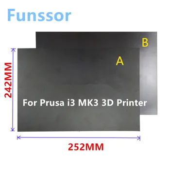 

Funssor 252X242MM Magnetic Print Bed Tape Flex Build Tape Kit For DIY Creality 3D Printer
