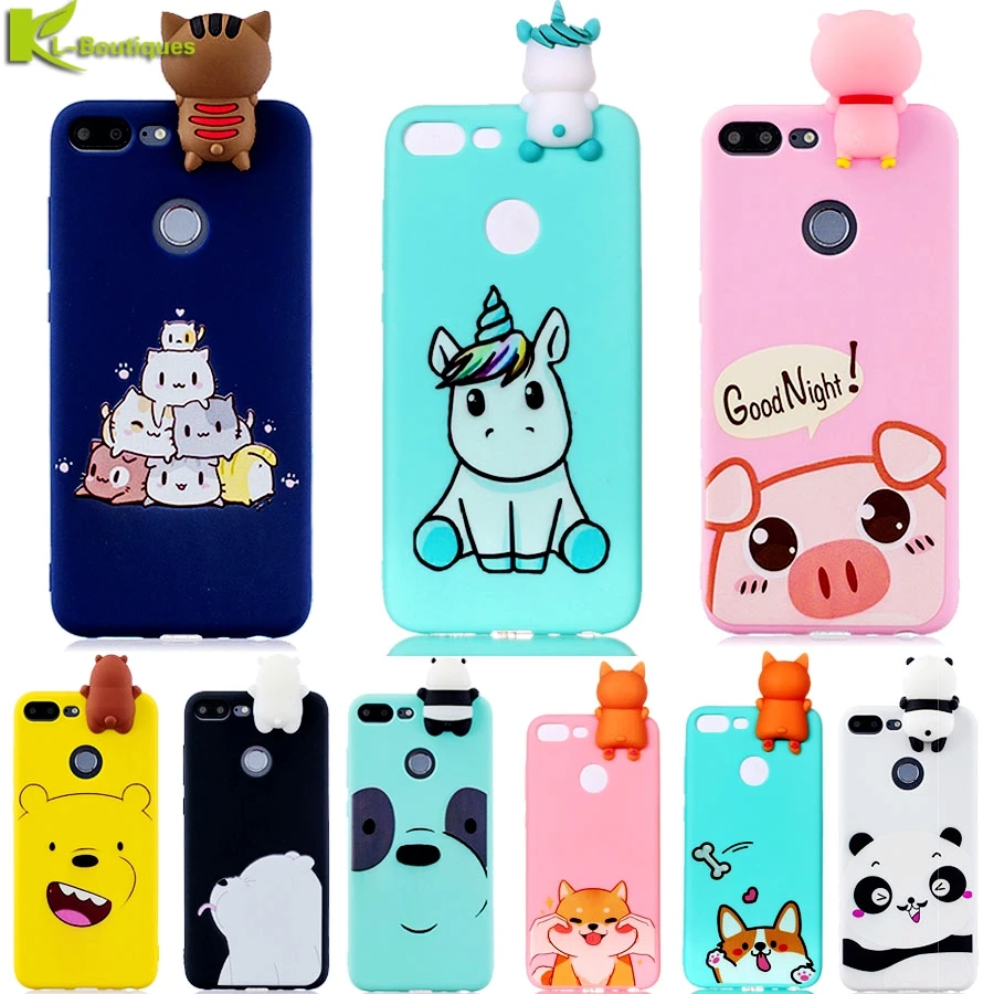 

Cartoon Phone Cases sFor Coque Huawei Honor 9 Lite Case Cover for Huawei Honor9 Lite Etui Soft 3D Panda Doll Unicorn Case Capa