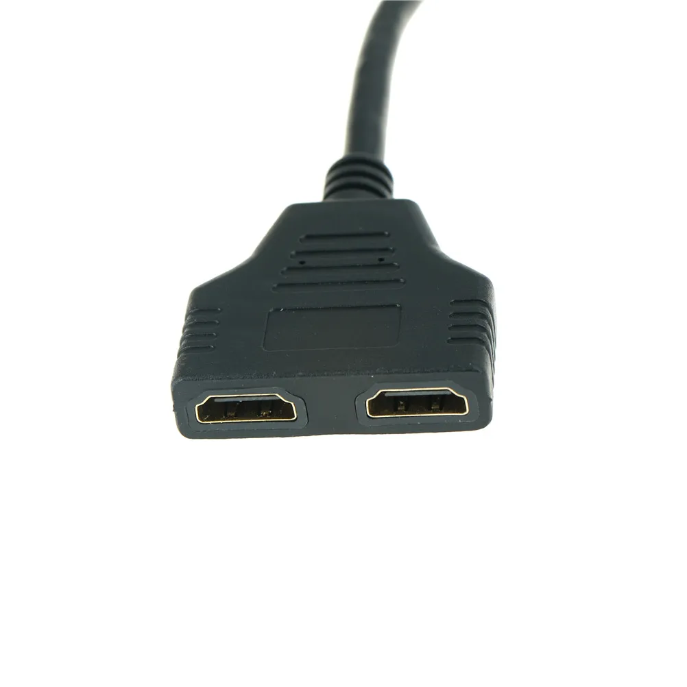 1080P 2 порта HDMI сплиттер 1 в Выход папа к Женский адаптер конвертер видео кабель