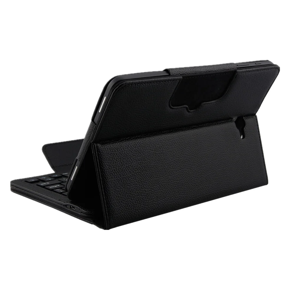 Bluetooth клавиатура Folio кожаный чехол для Samsung TabA 10 1 T580 T585N черный водонепроницаемый