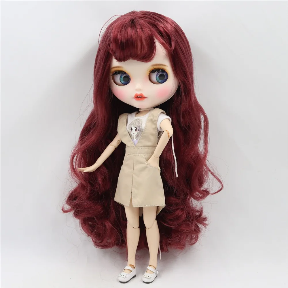 Ледяная фабрика blyth кукла 1/6 bjd Заказная кукла с яркой кожей шарнир тело новое матовое лицо с зубами бровей 30 см