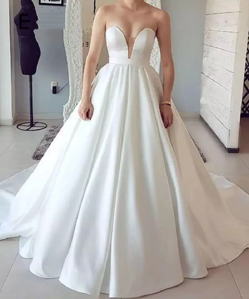 

Ball Gown Wedding Dress 2018 Off Shoulder Princess Arabic Bride Bridal Dress Gown Court Train Casamento Robe de Mariage
