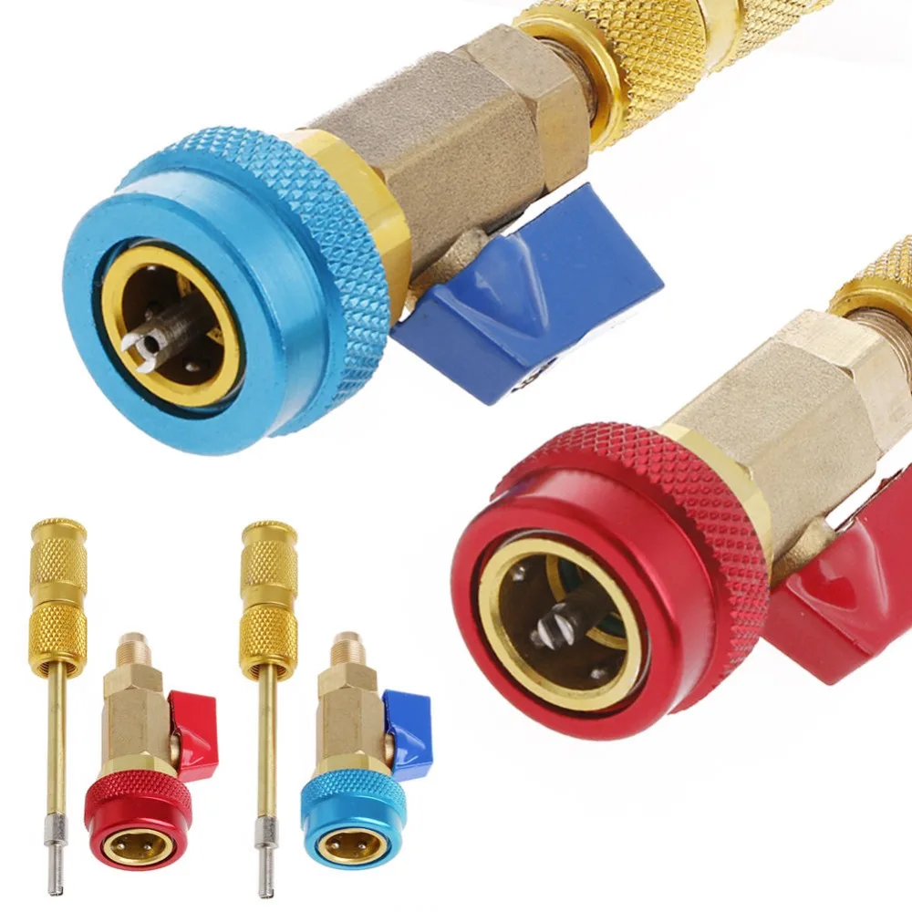 

Free delivery Air Conditioning R134A Valve Core Quick Remover Installer High Low Pressure Tool