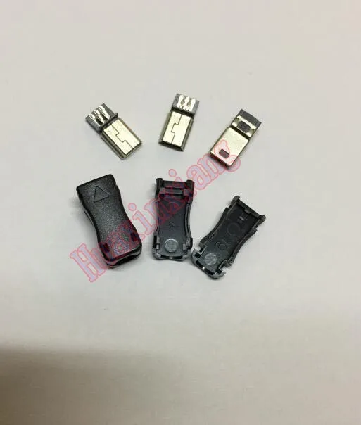 

50Sets/Lot MINI USB Jack/Plug Male Charging Connector 5Pin 3 in 1