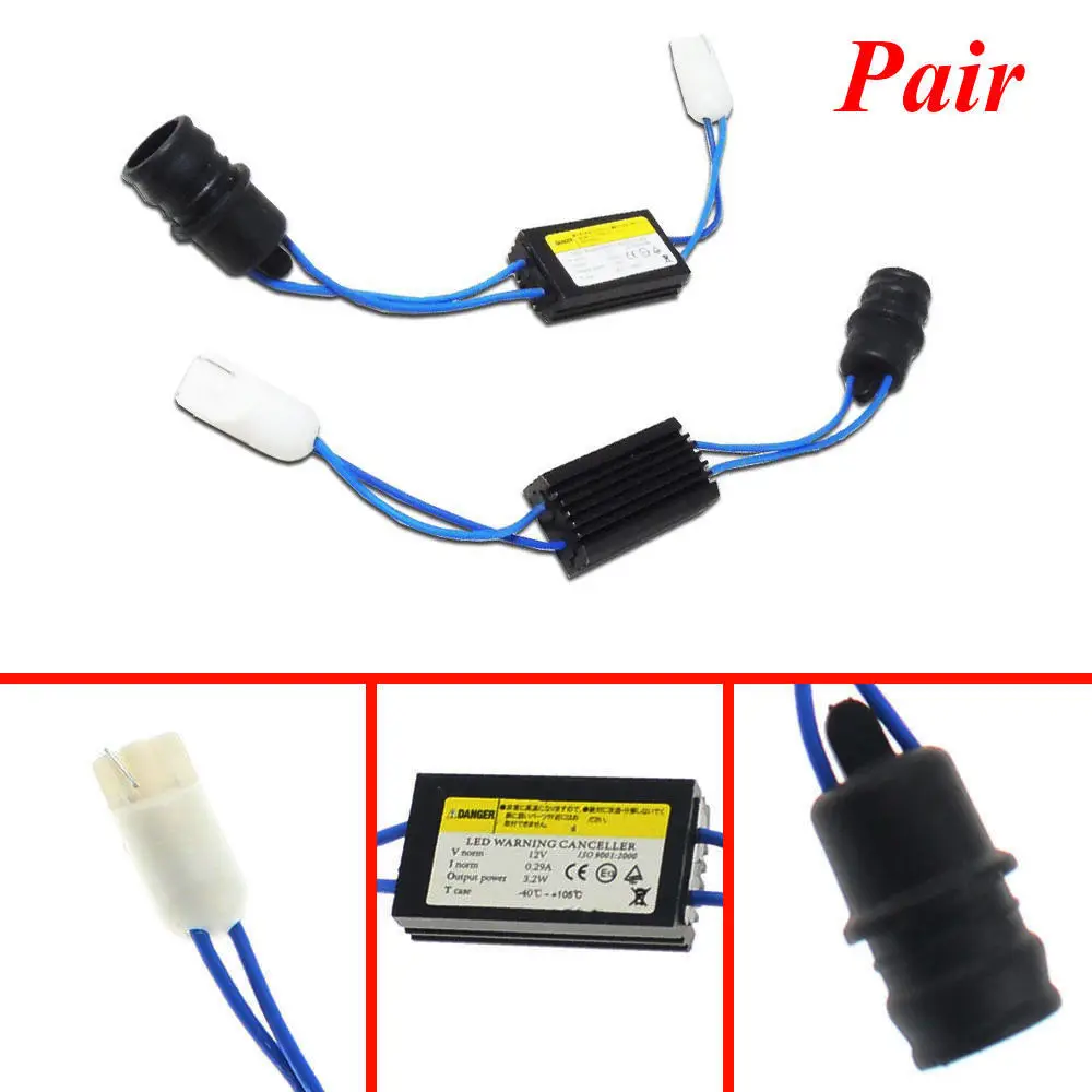 4 шт 12V светодиодный Предупреждение декодер компенсатора 501 T10 W5W без CAN BUS ОКБ