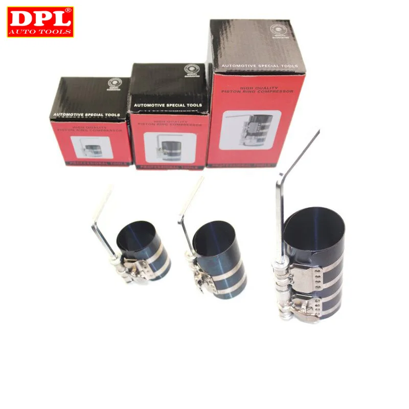 Car Engine Piston Ring Compressor Tool Wrench Adjustable Installer Band