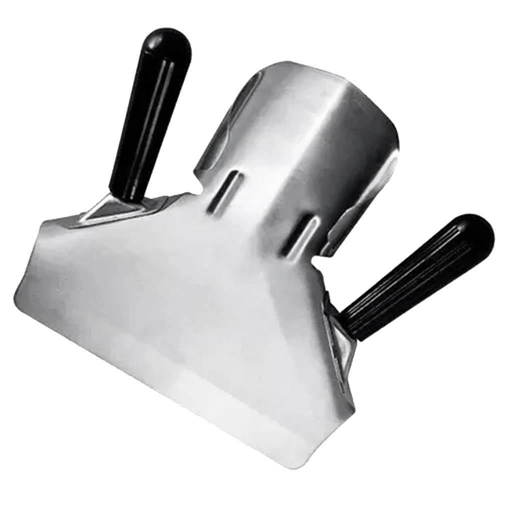 Stainless Steel Chip Scoop Food French Fries Popcorn Shovel Fry Scoop Bagger Single / Double Handle