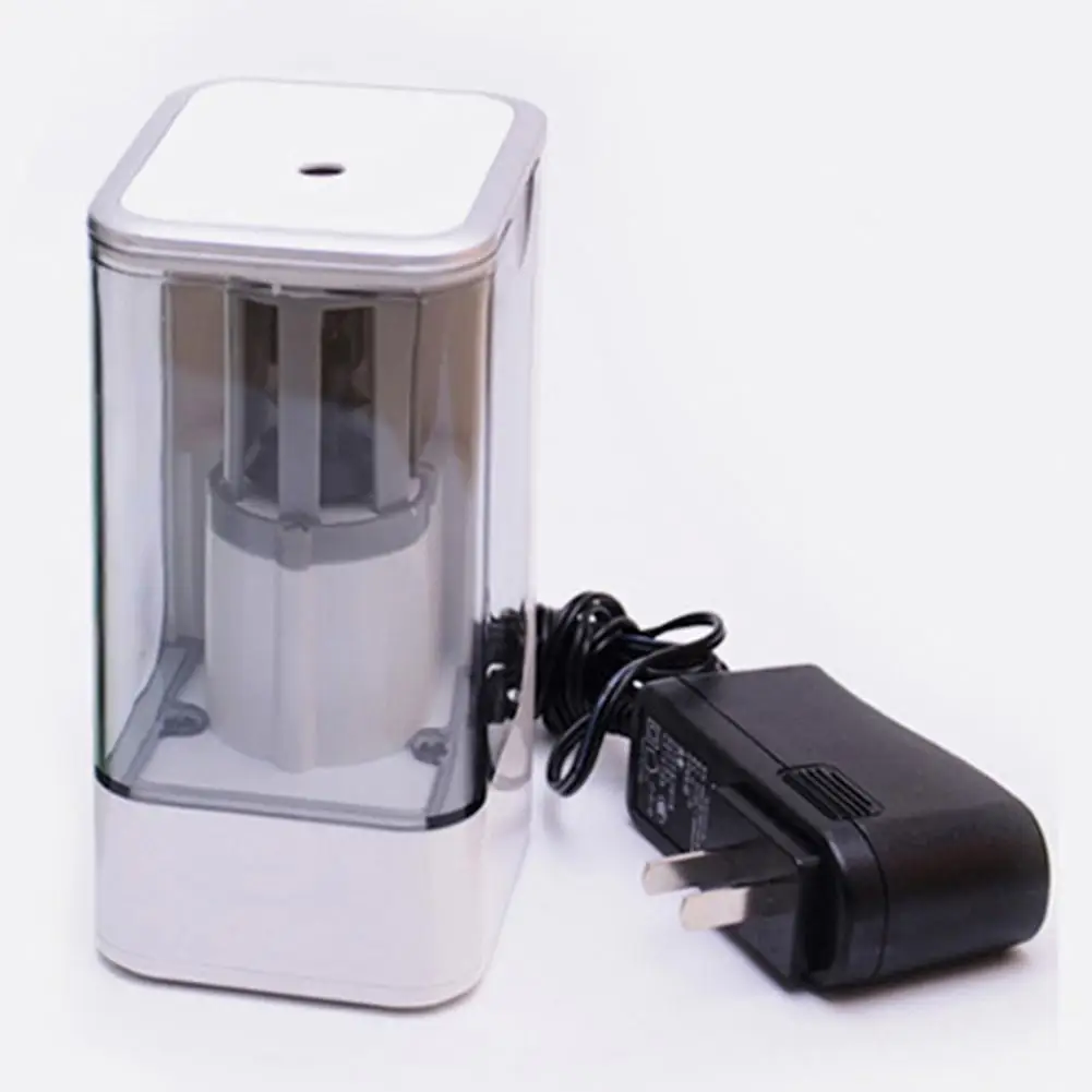 

New Electric Pencil Sharpener 360 Degrees Students Study Tool Automatic Pen Cutter