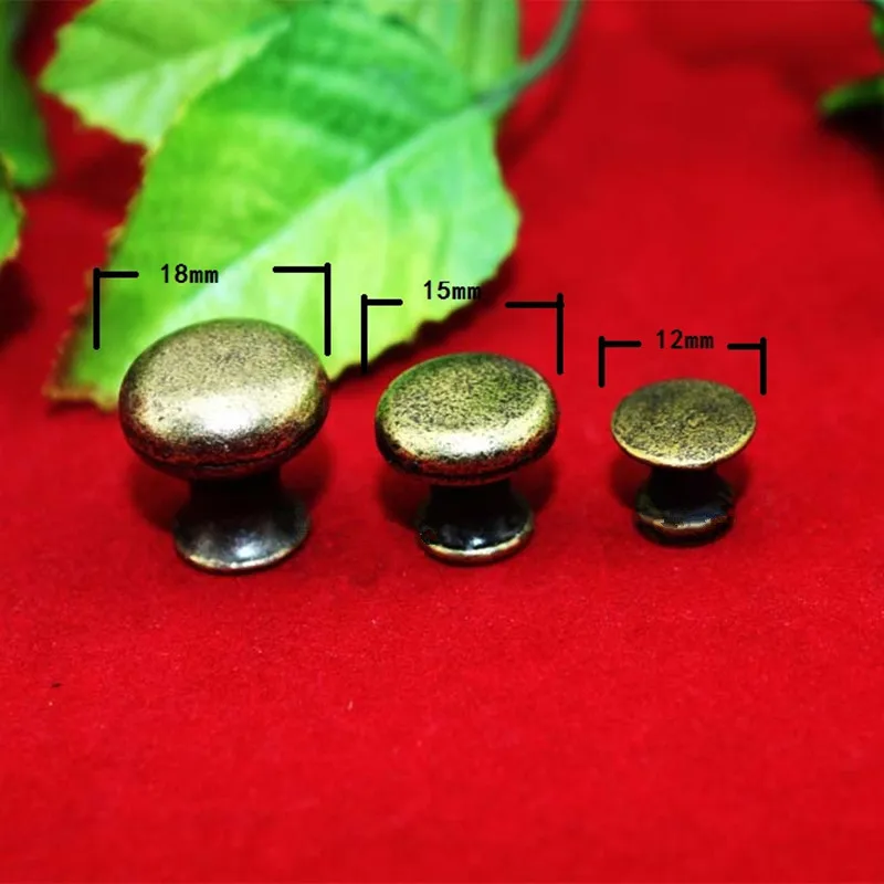 Bronze Modern Mushroom Handle Alloy Knobs and Mini Handles Door Handle
