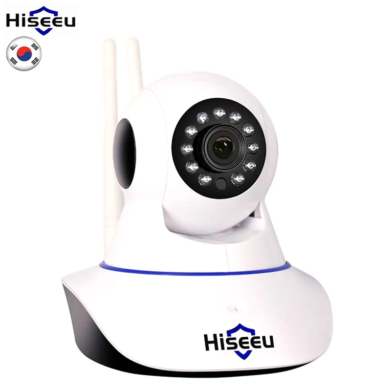 Hiseeu HSY-FH1A 720P WiFi Wireless Surveillance HD Camera Home Security Camera Wifi Night Vision CCTV Camera 2mp Baby Monitor