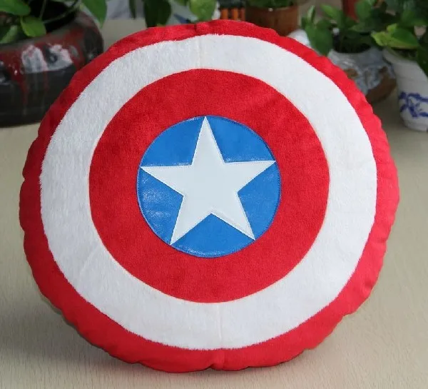 

35cm Super Hero Captain American Stuffed Plush Pillow Cushion Toy Free Shipping