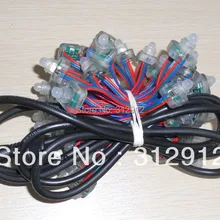 15 мм* 15 мм 12 V WS2811 RGB полный светодиодный пиксельный модульный; 50 шт., с длиной 2 м мужской 4 Ядра Водонепроницаемый коннектор для кабеля(sandevices на контроллере применяются