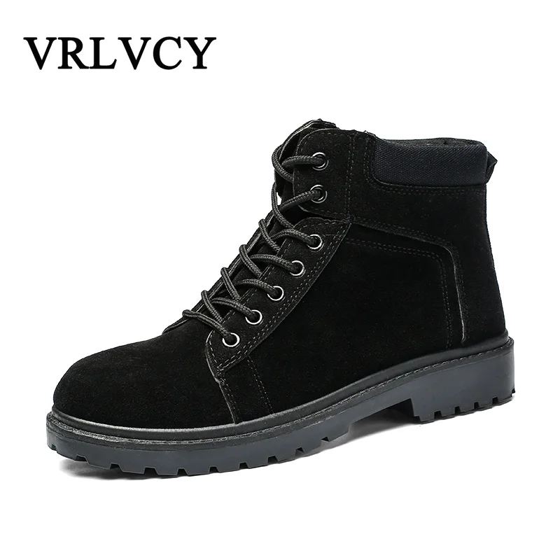 

Men Boots Winter Retro Designer Male Combat Shoes Driving Ankle Tactical Working Shoes