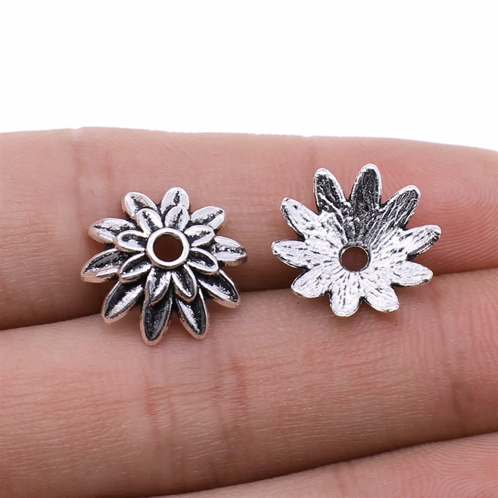 

WYSIWYG 15pcs 15x15mm Bead Caps Jewelry Accessories For Jewelry Making DIY Beads Caps Jewelry Finding