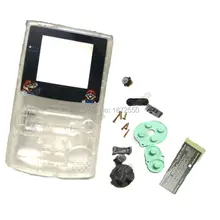 Горячая ясно Цвет Корпус для gameboy Цвет ручной игровая консоль для nintendogbc Пуговицы ремонт Запчасти с ограниченным Экран объектив мальчик