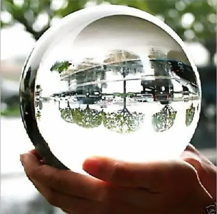 YM 305 100mm Round Glass Crystal ball Sphere Buyers select | Дом и сад