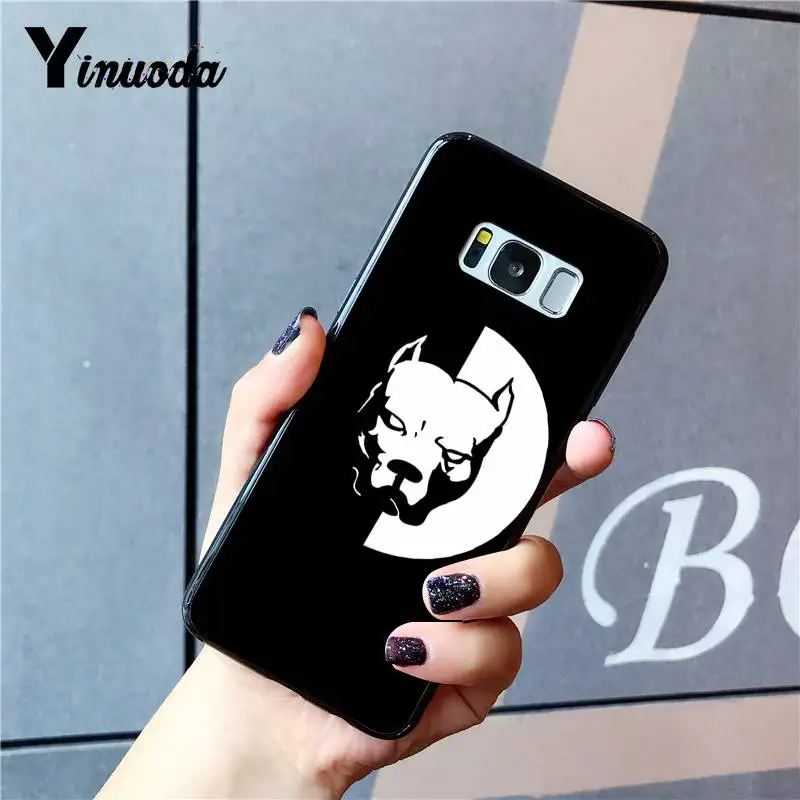 Yinuoda Pit Bull прекрасная комнатная собачка Pitbull love TPU чехол для телефона samsung Galaxy S9 plus S7 edge S6 edge plus S10 S8 plus чехол