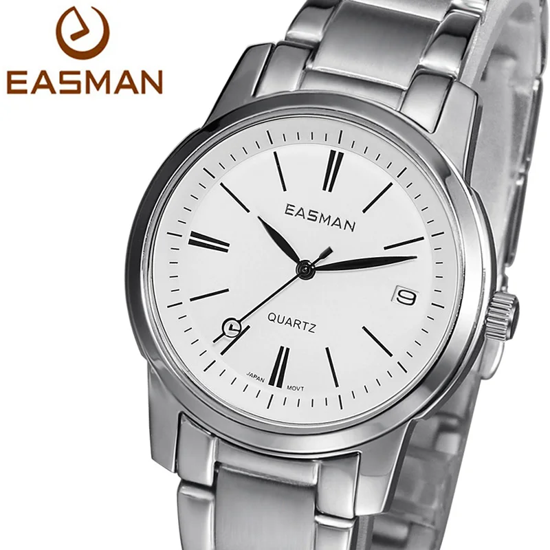 EASMAN Brand Wristwatch Women Watch Date Calendar Ladies Watch New Stainless Black Woman Quartz Watch For