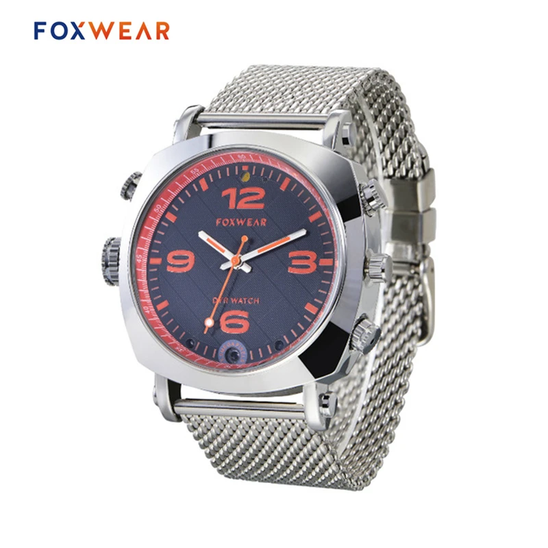 

FOXWEAR F25 Smart Camera Watch Remote Control by WIFI Sports Action Voice Video Recorder DVR With Led Flashlight for Android iOS