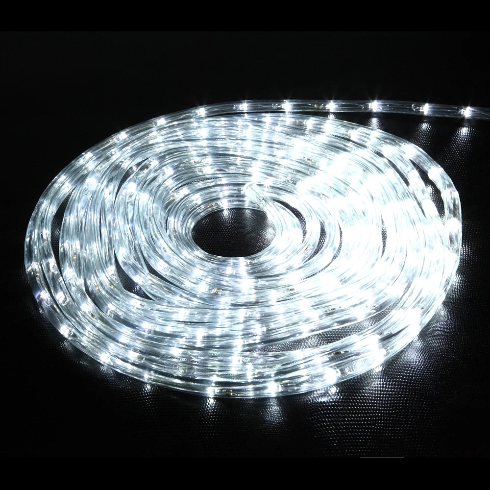 

LEDGLE LED Rope Light Flexible Strip Light Decorative Light for Patio Garden and Festivals PVC Shell 8 Lighting Modes IP44