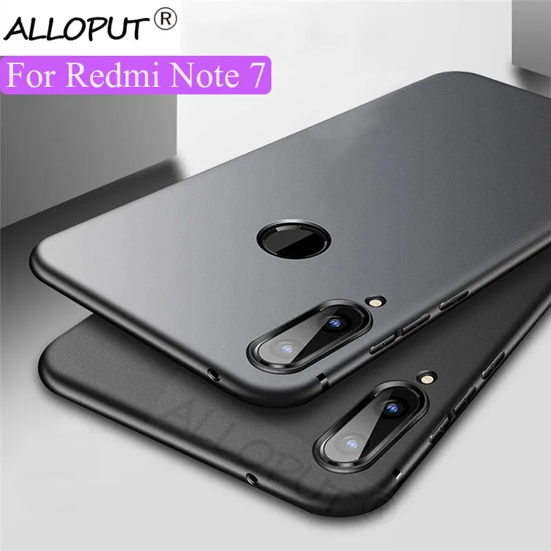 

2019 Matte Silicone TPU Case for Xiaomi Redmi 7 Note 7 Protect Back Cover Frosted Rubber Redmi Note 7 Pro Phone case