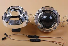 БЕСПЛАТНАЯ ДОСТАВКА, DLand ПРОЕКТОР SHROUD МАСКА ОБЛОЖКА ДЛЯ PANAMERA, С LED ANGEL EYE HALO ДНЕВНОГО СВЕТА