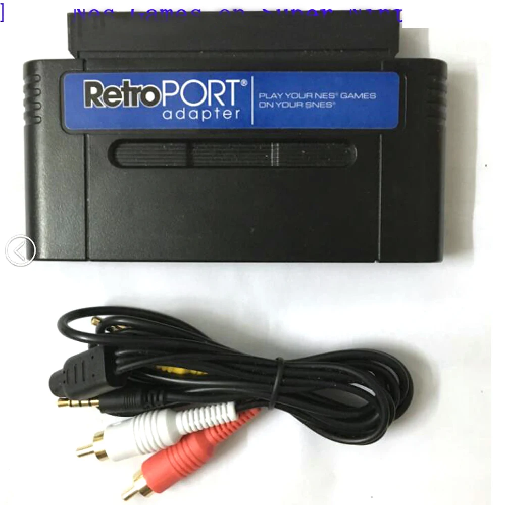 

RetroPORT adapter let you play for NES game cartridge for SNES/S-F-C console
