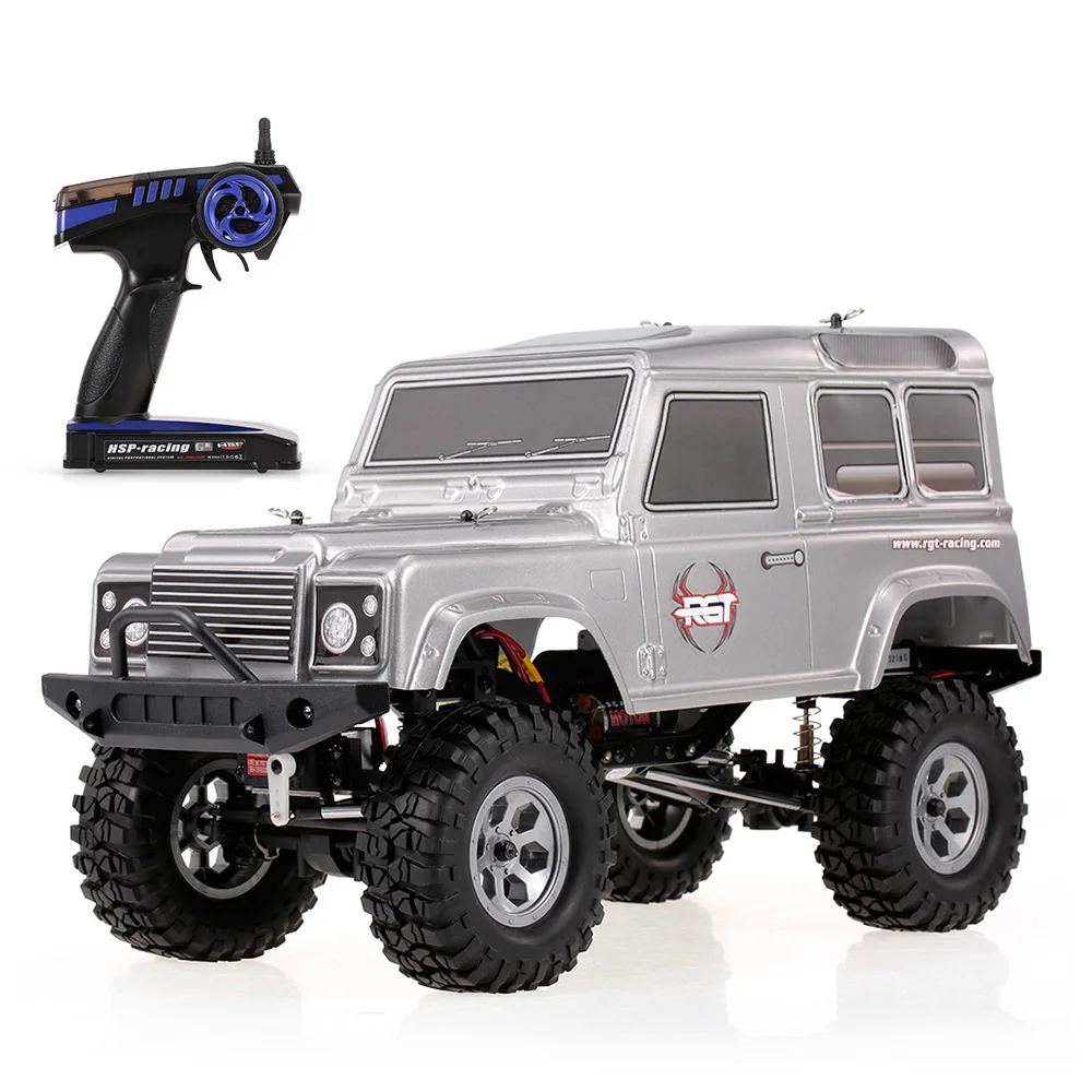 

RGT 1:10 RC Car 2.4GHz 4WD Waterproof High Performance Realistic Rock Cruiser RC-4 Car Off-road Crawler Toys for Children RTC
