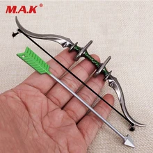 1:6 Soldier Figure Toys Parts Military Army Soldier 1/6 Scale Alloy Bow and Arrow Set Weapon Model Toy Toys Gift 1 6 scale movable 3 style 12 swat black uniform military army combat game toys soldier set action figure model toys