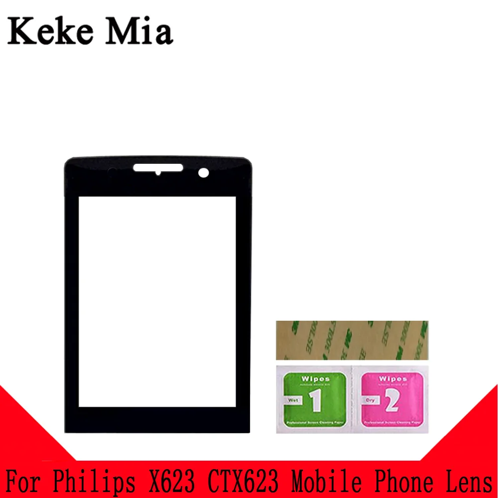 Keke Миа черный вам нужен объектив Передняя панель для Philips X623 мобильного телефона стекло для Philips CTE623 объектив мобильного телефона