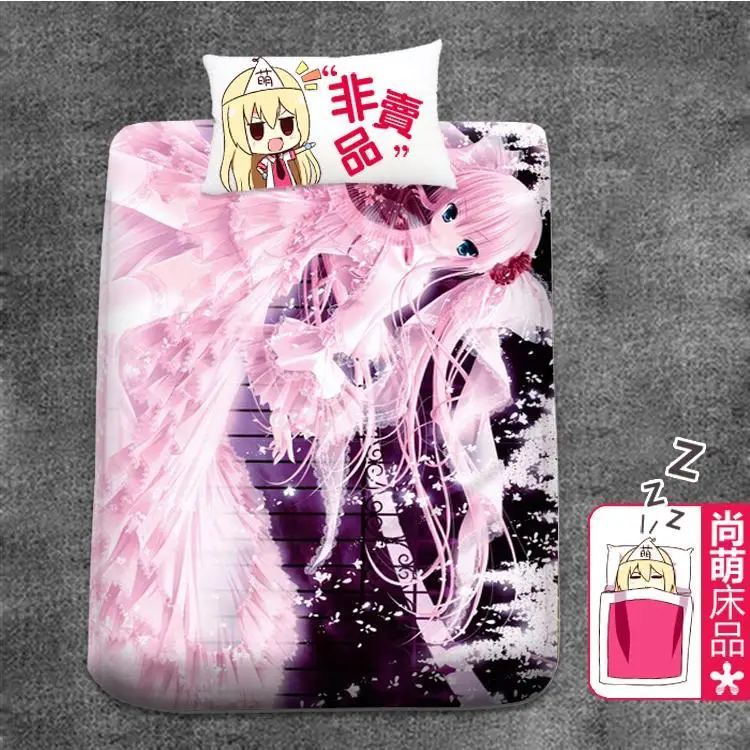 

Anime Cartoon tinkle Natural Wool Cloth With Soft Nap flat sheet bed sheet top sheet 150*200cm No.68hhhh