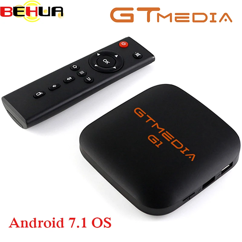 

[Genuine] GTMEDIA G1 Smart tv box S905W Android 7.1.2 OS TV BOX 1GB RAM 8GB ROM set top box 4Kx2K HD 2.4G Wifi media player