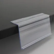 50 шт. 4*10 см L форма этикетки держатель полосы клей вытянуть цена знак полка чехол поп рекламный баннер дисплей, показывающий полосы