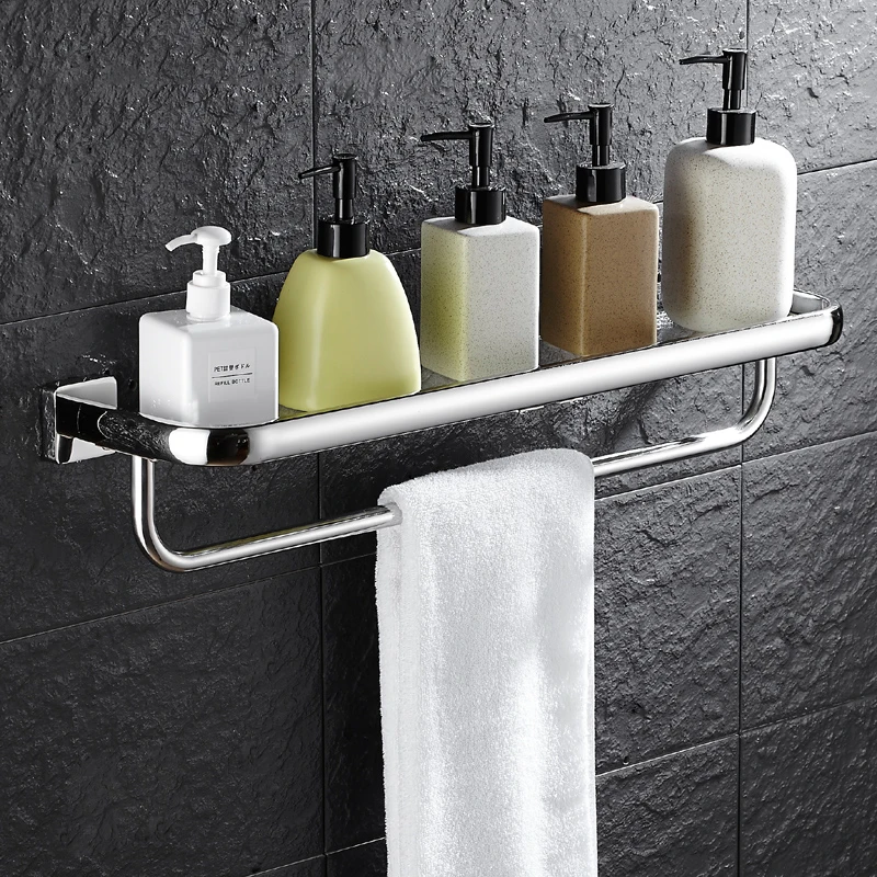 Wall Mount Bathroom Shelves Jonathan Steele Wall Mounted Bathroom Accessories Gl Shelf With Towel Bar
