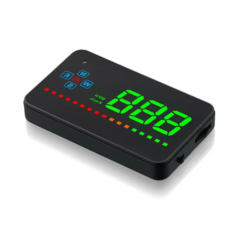 

NEW HUD Head Up Display GPS Speedometer Car Overspeed Warning System Black Uniersal